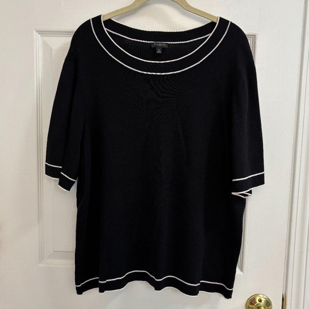 Talbots Short Sleeve Sweater
